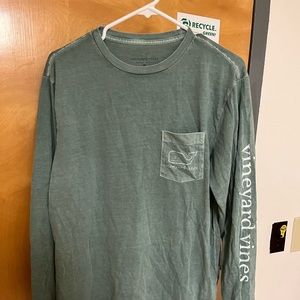 Medium turquoise long sleeve shirt